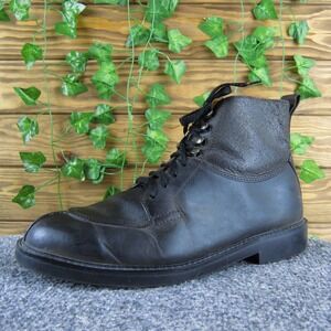 Nunn Bush Men's 8 Black Leather Lace Up Ankle Boots Casual Dress Work Style
